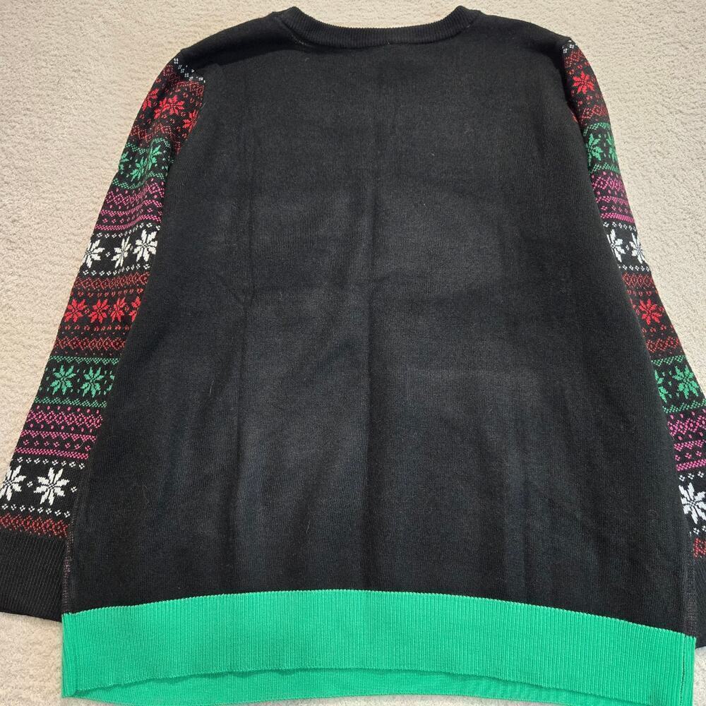 NWT Rockin' Around Christmas Sweater Santa Claus BYOB Pocket Sz XL Holiday - Picture 10 of 14